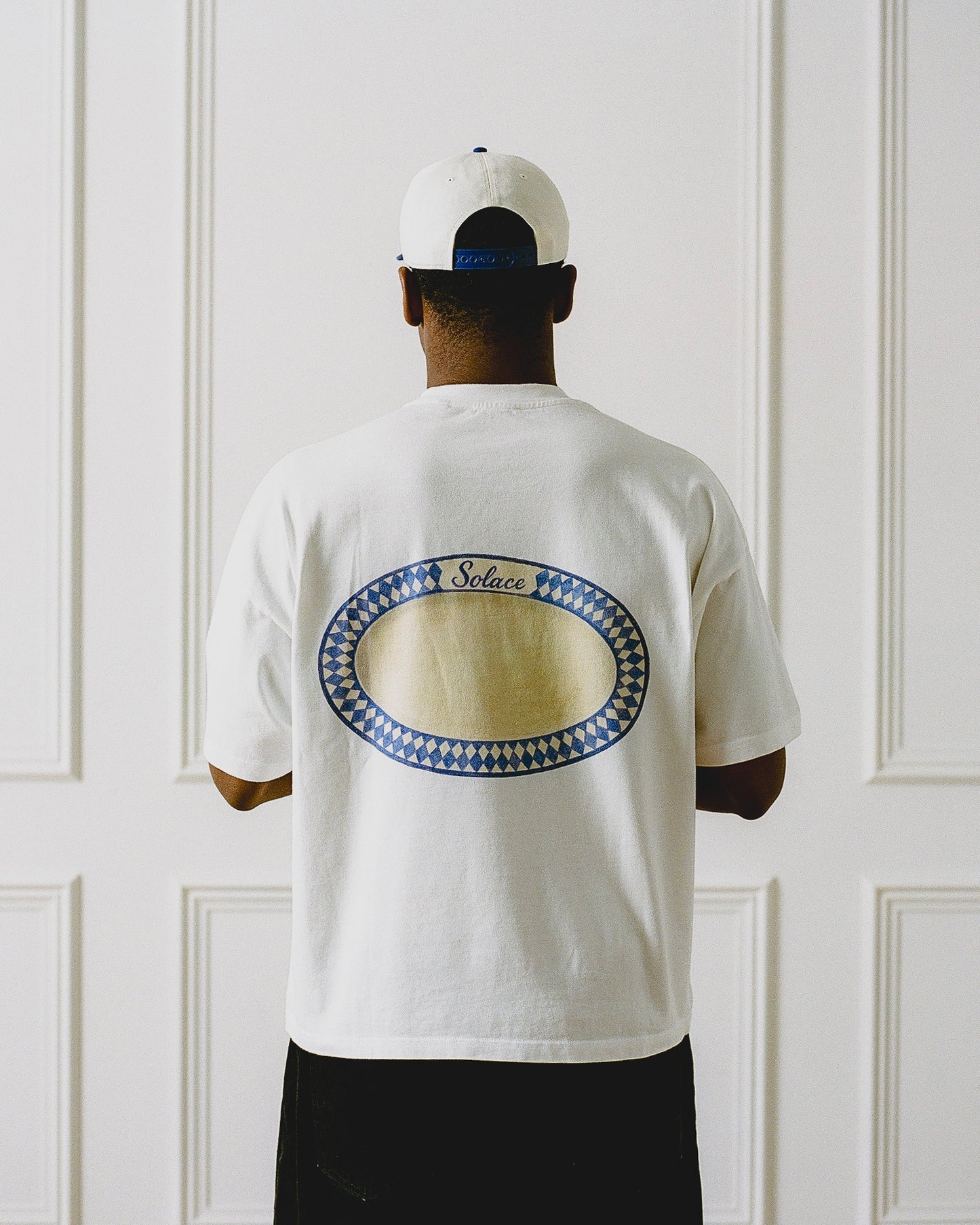 Piatto Graphic T-Shirt - Ivory/Ocean Blue