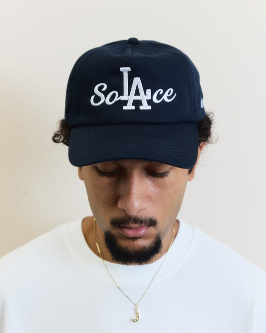 OG soLAce 5 Panel Cap - Midnight Navy/Ivory