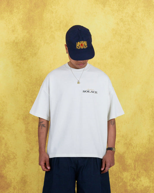 Royal Logo T-Shirt - Vintage White/Midnight Navy