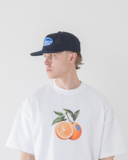 Naranja Sticker 5 Panel Baseball Cap - Midnight Navy/Cobalt Blue