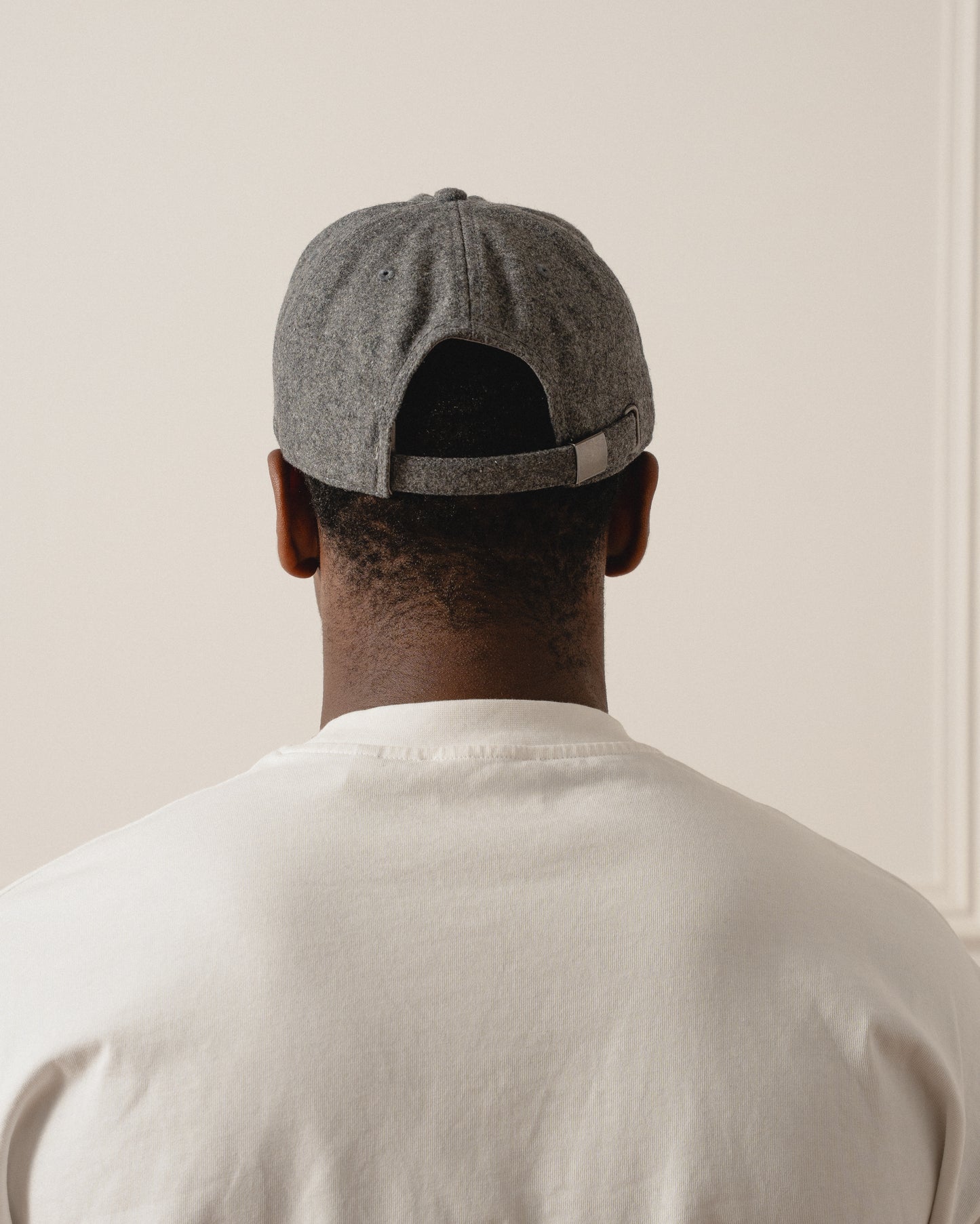 soLAce Wool Baseball Cap - Storm Grey/Ivory