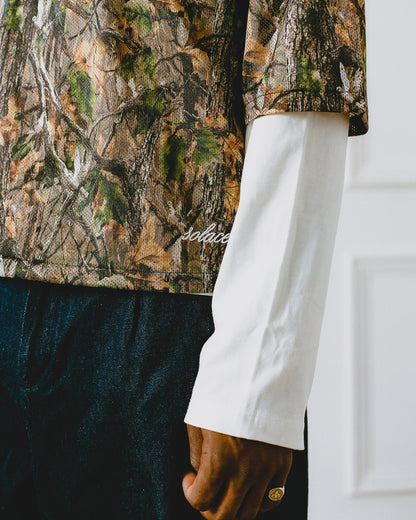 Dove Tree Camo Mesh Jersey - Dove Tree Camo/Ivory