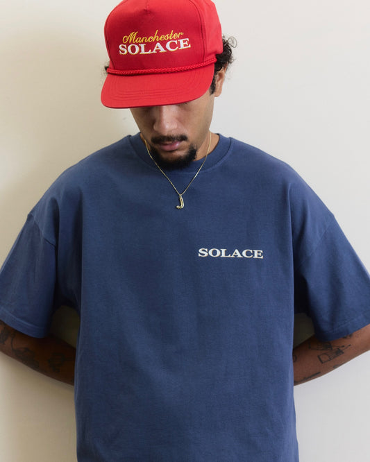 Royal Logo 5 Panel Cap - Rose Red/Antique Gold