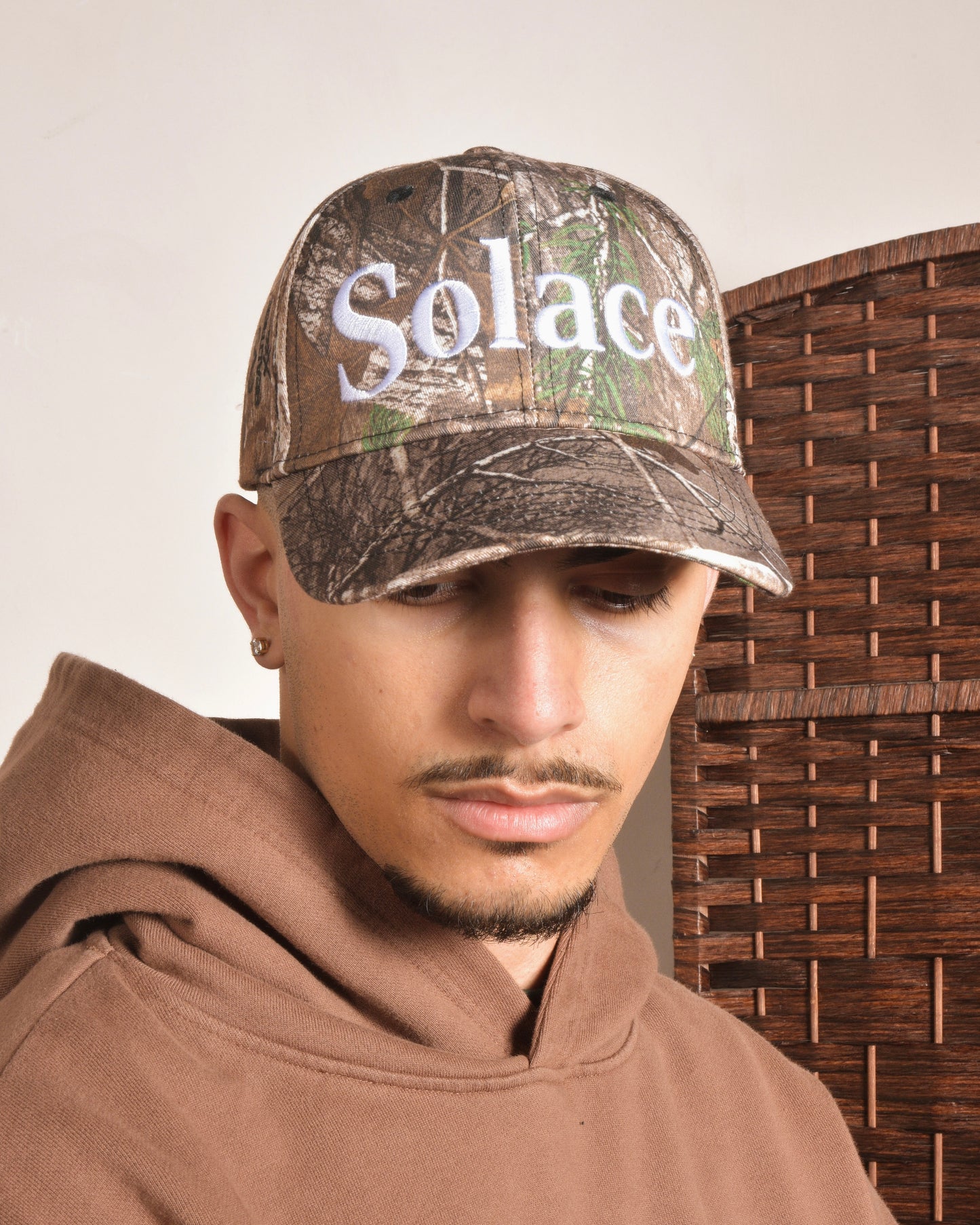 Tranquilo Camo 6 Panel Baseball Cap - Tree Camo/Ivory