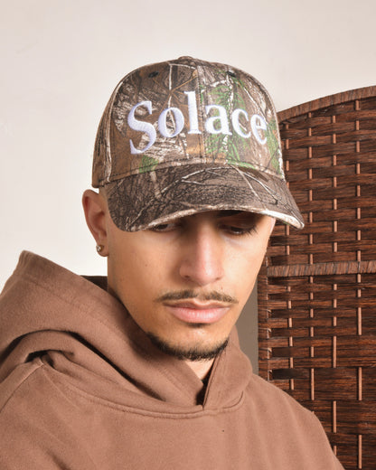 Tranquilo Camo 6 Panel Baseball Cap - Tree Camo/Ivory