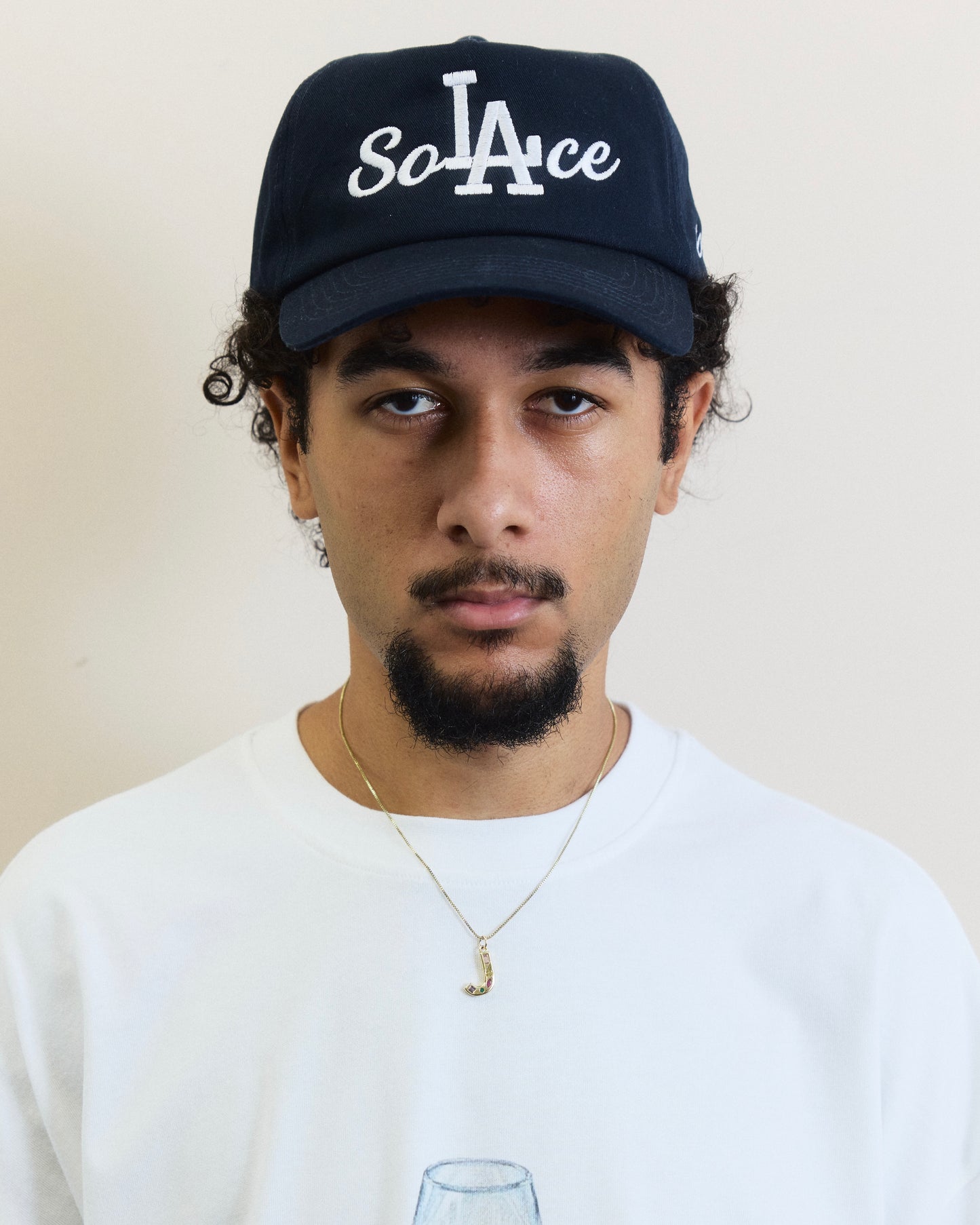 OG soLAce 5 Panel Cap - Midnight Navy/Ivory