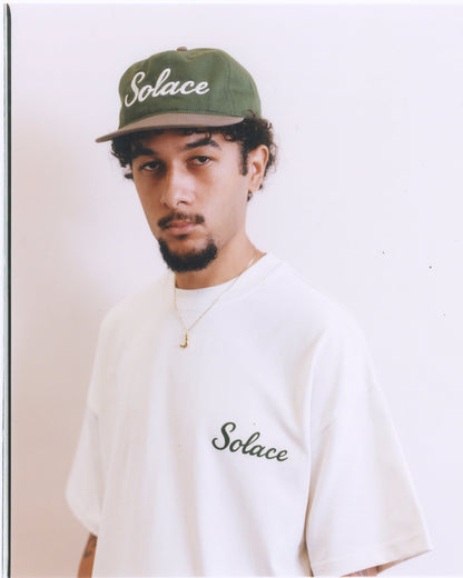 Primo Logo 5 Panel Cap - Forest Green/Walnut Brown