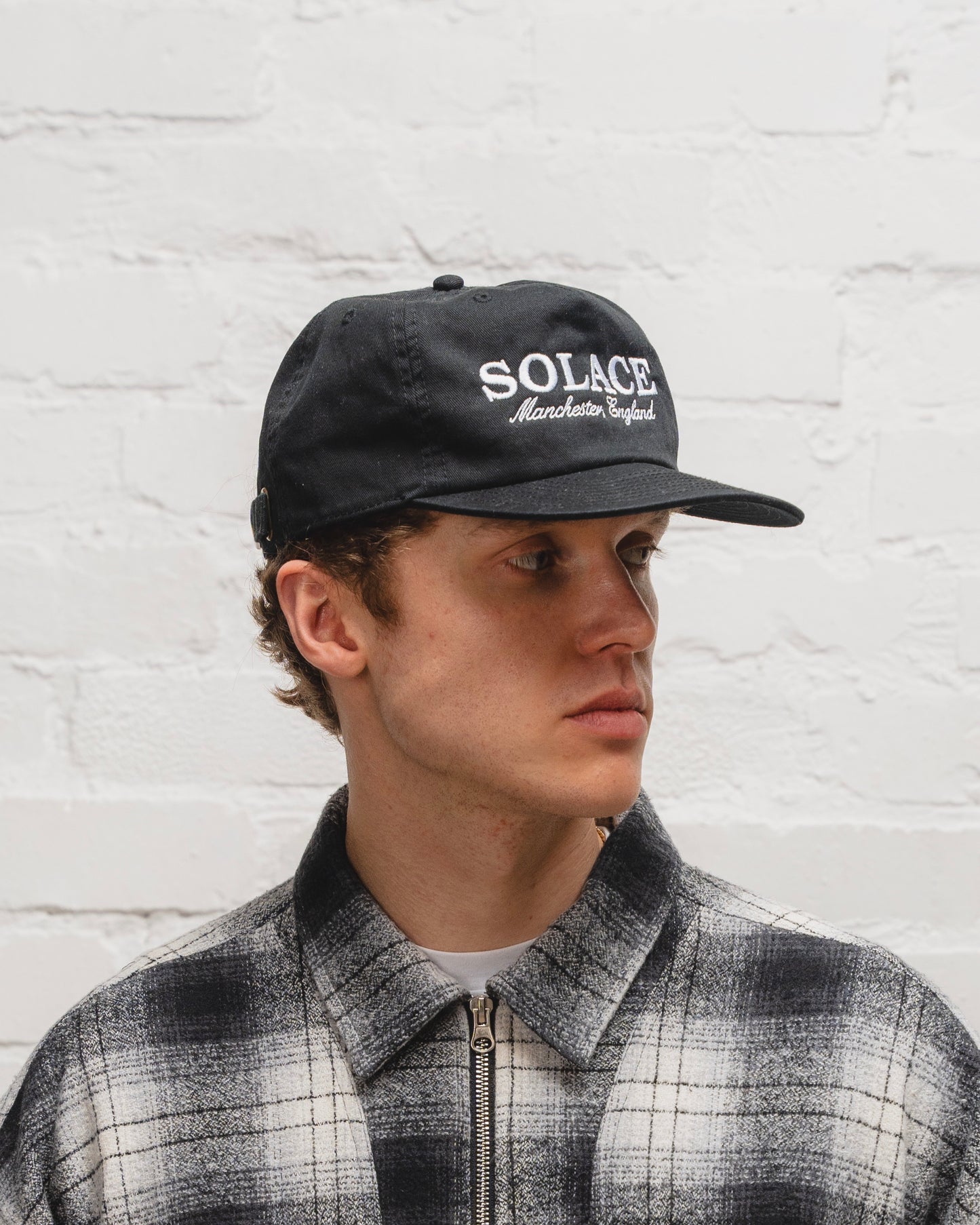 MCR Logo 5 Panel Baseball Cap - Ink Black/Ivory
