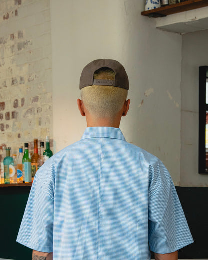 Royal Crest 5 Panel Baseball Cap - Walnut Brown/Ivory
