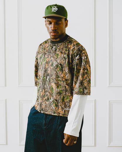 Dove Tree Camo Mesh Jersey - Dove Tree Camo/Ivory