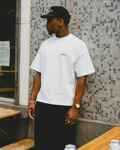 "Place of Solace" Graphic T-Shirt - Ivory/Carbon Black