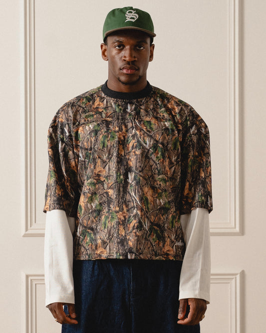 Dove Tree Camo Mesh Jersey - Dove Tree Camo/Ivory